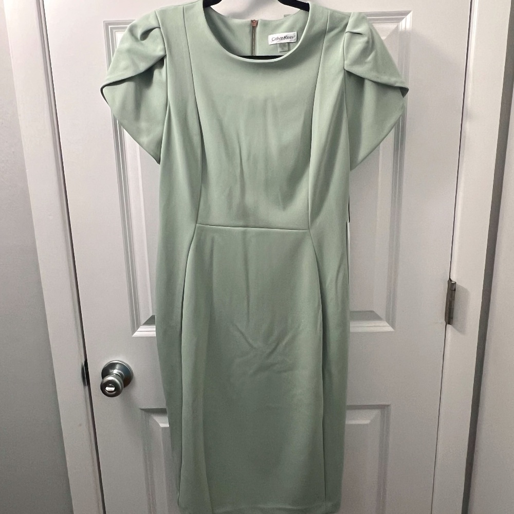 Green Calvin Klein Dress, Size 10